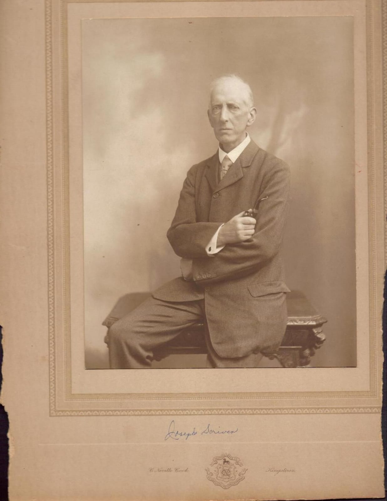 Joseph M. Scriven. Lahir 1820. (Sumber foto: internet)
