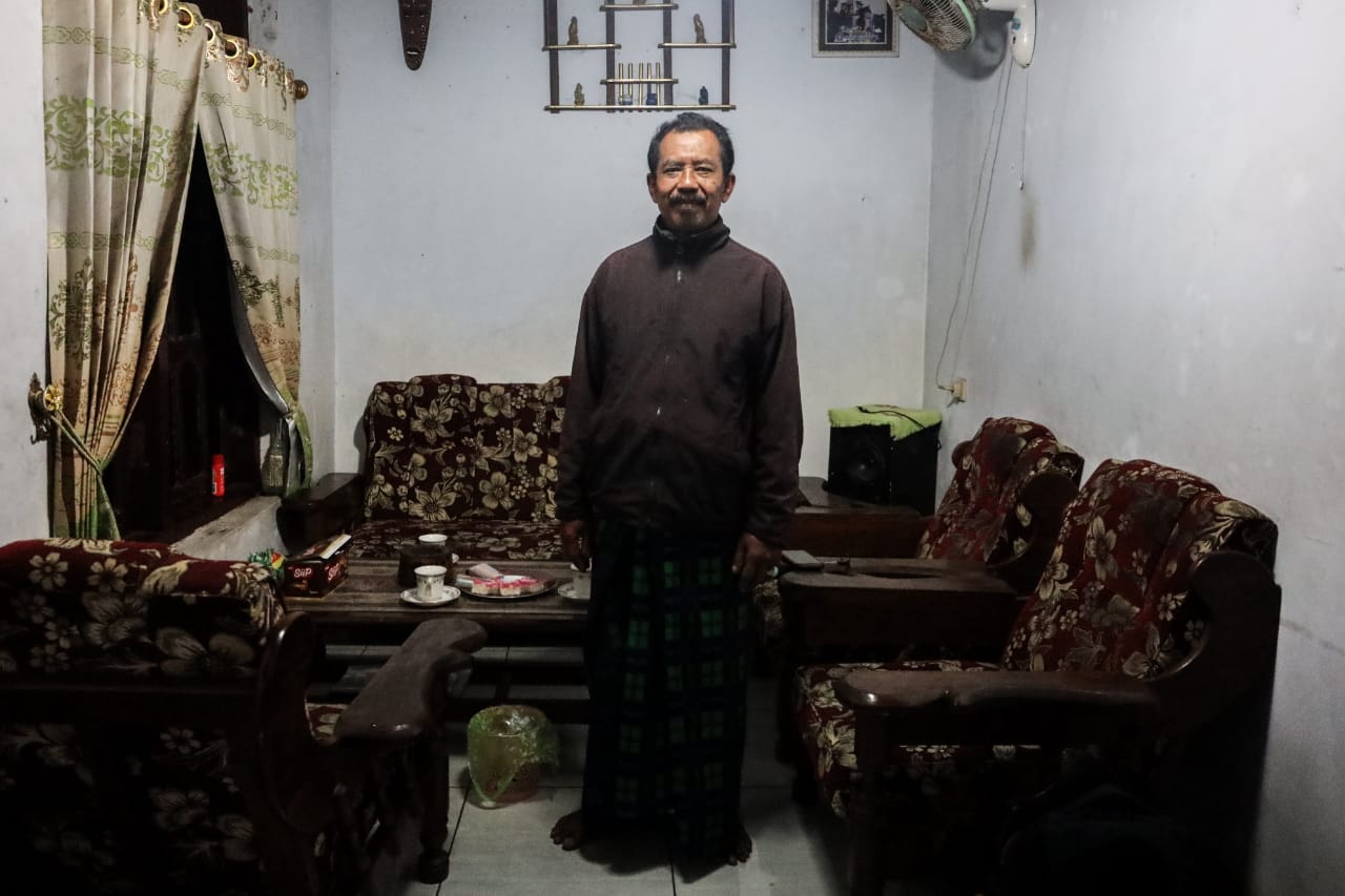 Ketua Paguyuban Mitra Karya Samodra, Soekarno. (Foto: Robertus Risky)