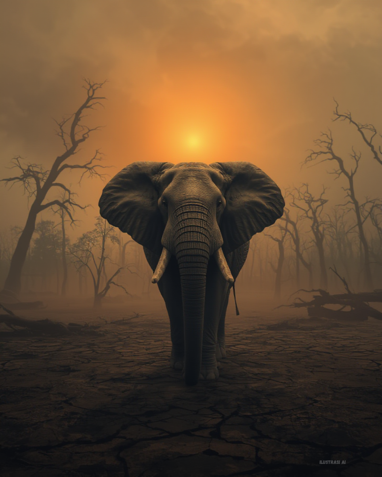 Elegi Gajah di Tanah yang Kian Gundah